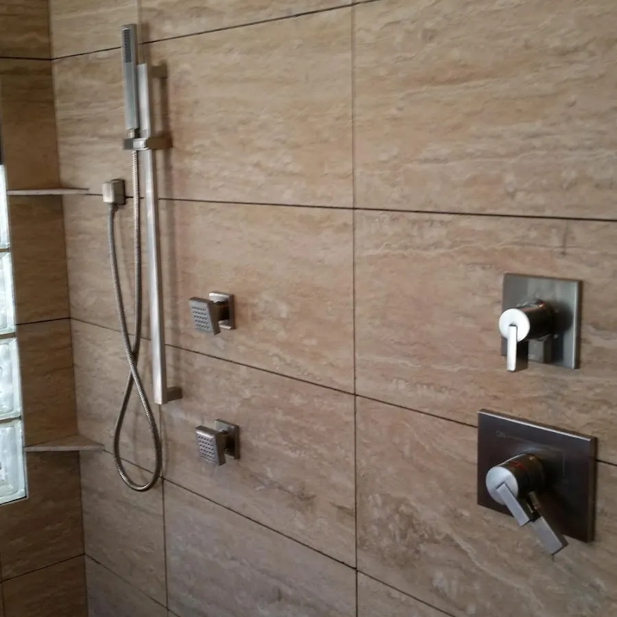 Shower fixture installation for Water Heater Replacement in Adel